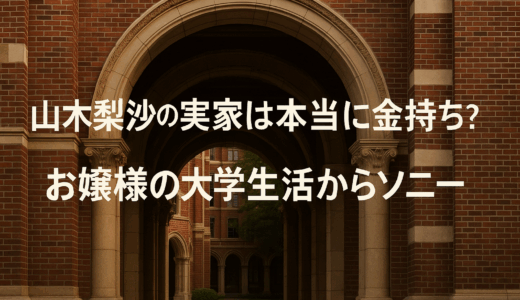 山木梨沙の実家は本当に金持ち？お嬢様の大学生活からソニーまでの道のり