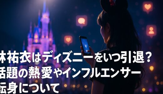 林祐衣はディズニーをいつ引退？話題の熱愛やインフルエンサー転身について！
